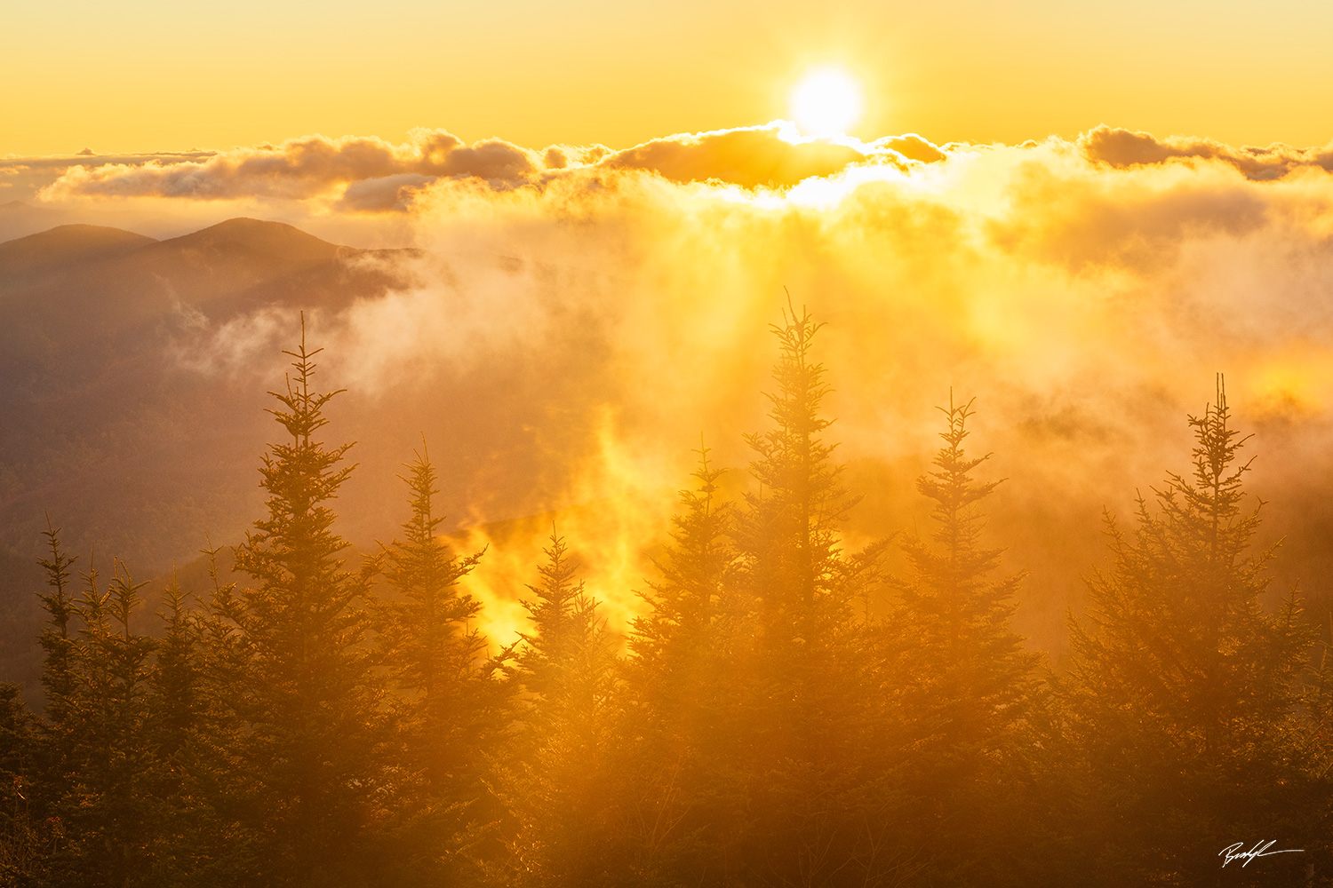 Clingman's Dome Smoky Mountain National Park Tennessee