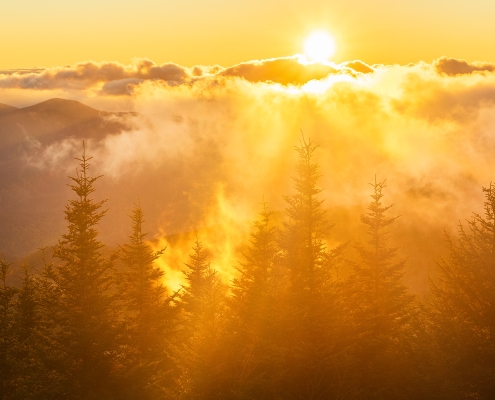 Clingman's Dome Smoky Mountain National Park Tennessee